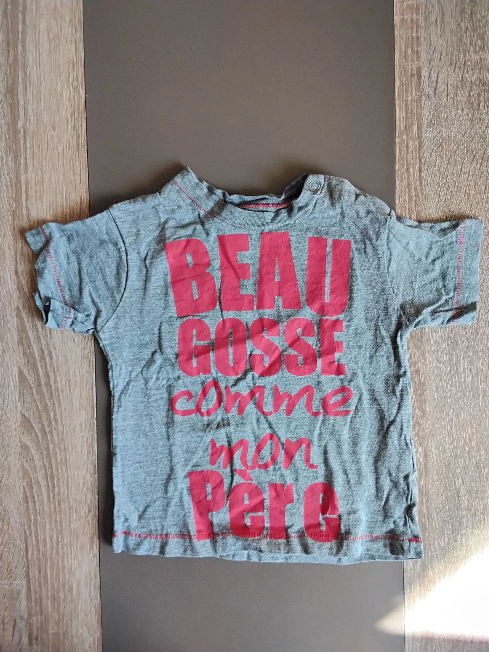 T-shirt " beau gosse comme mon père " 